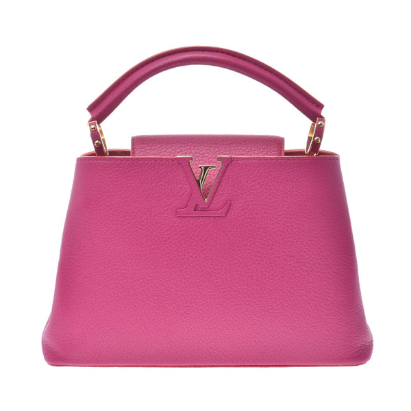 LOUIS VUITTON ルイヴィトンカプシーヌ BB pink M90294 Lady's avian Yong 2WAY bag A rank used silver storehouse