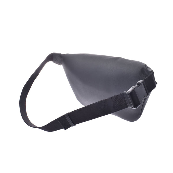 BALENCIAGA ValenciaGaebridi Logo Belt Bag Body Bag Black/White Unisex Calf Waist Bag