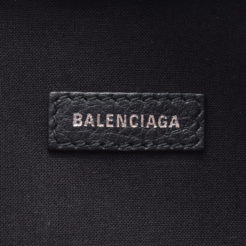 BALENCIAGA バレンシアガエブリディ ロゴ ベルトバッグ ボディバッグ 
 黒/白 ユニセックス カーフ ウエストバッグ