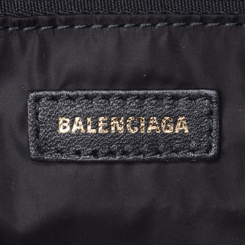 BALENCIAGA Balenciaga backpack black / white unisex nylon backpack