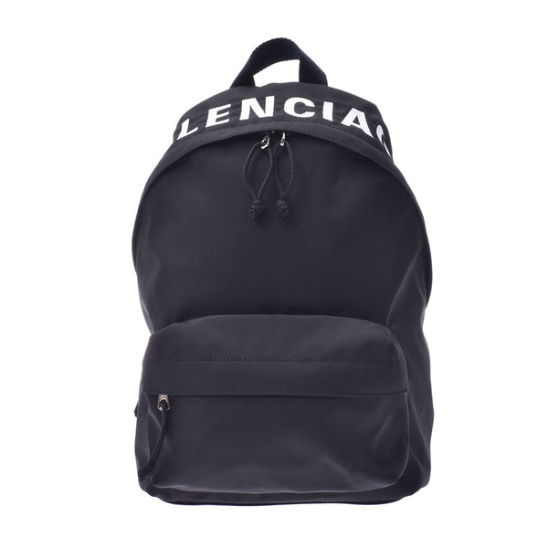 BALENCIAGA Balenciaga backpack black / white unisex nylon backpack