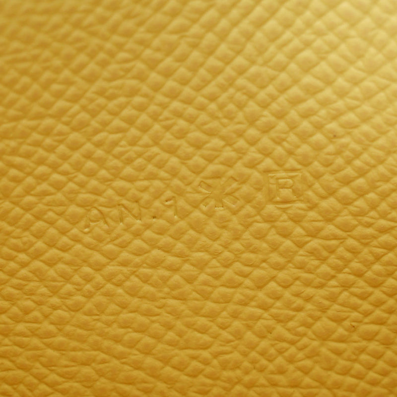 HERMES エルメスジョーヌブッサン □ R carved seal (about 2014) carved seal ヴォーエプソン notebook cover    Used