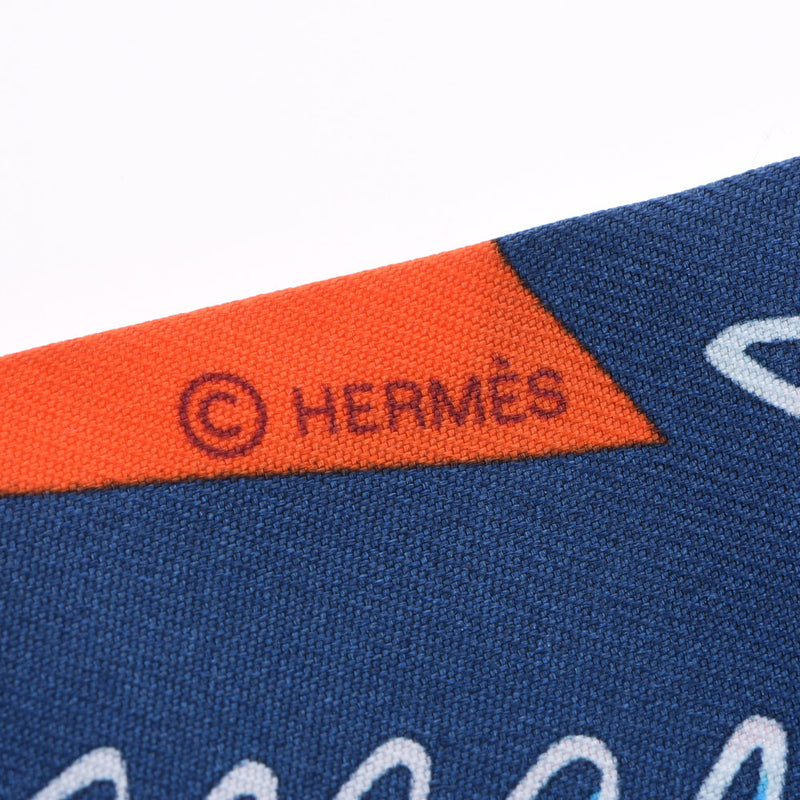 HERMES Hermes Twilly Multicolor Women's 100% Silk Scarf Used