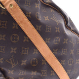 60 LOUIS VUITTON Louis Vuitton key Poll band re-yell brown unisex monogram canvas Boston bag M41412 is used