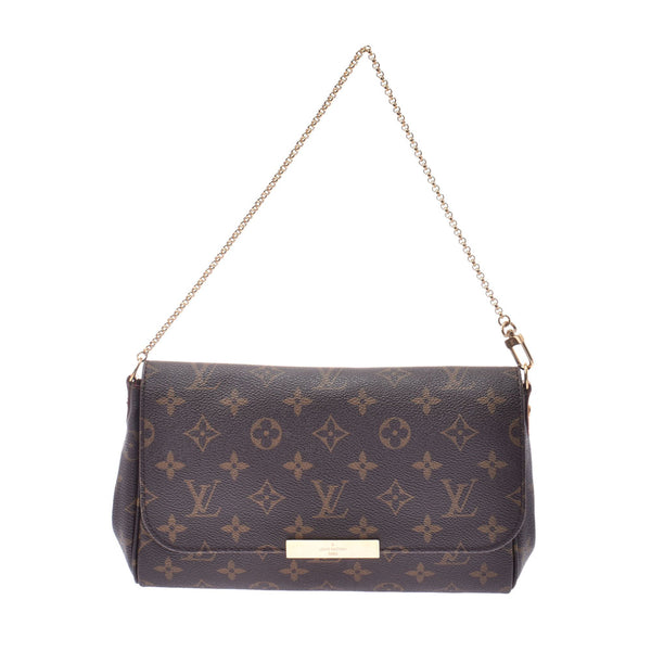 LOUIS VUITTON Louis Vuitton Favorite MM 14145 Ladies Monogram Canvas Shoulder Bag M40718 Used