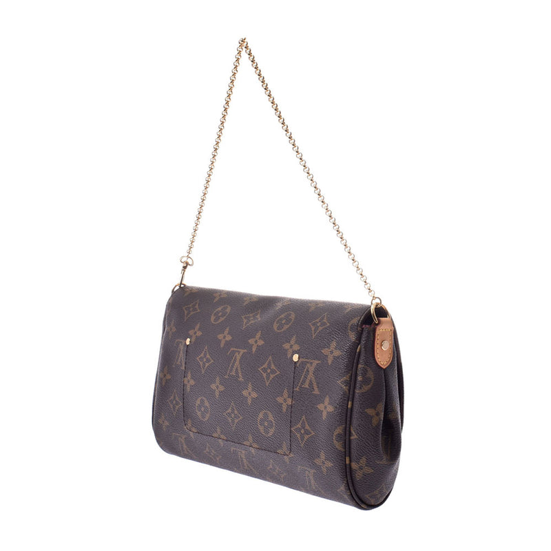 LOUIS VUITTON Louis Vuitton Favorite MM 14145 Ladies Monogram Canvas Shoulder Bag M40718 Used