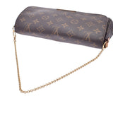 LOUIS VUITTON Louis Vuitton Favorite MM 14145 Ladies Monogram Canvas Shoulder Bag M40718 Used