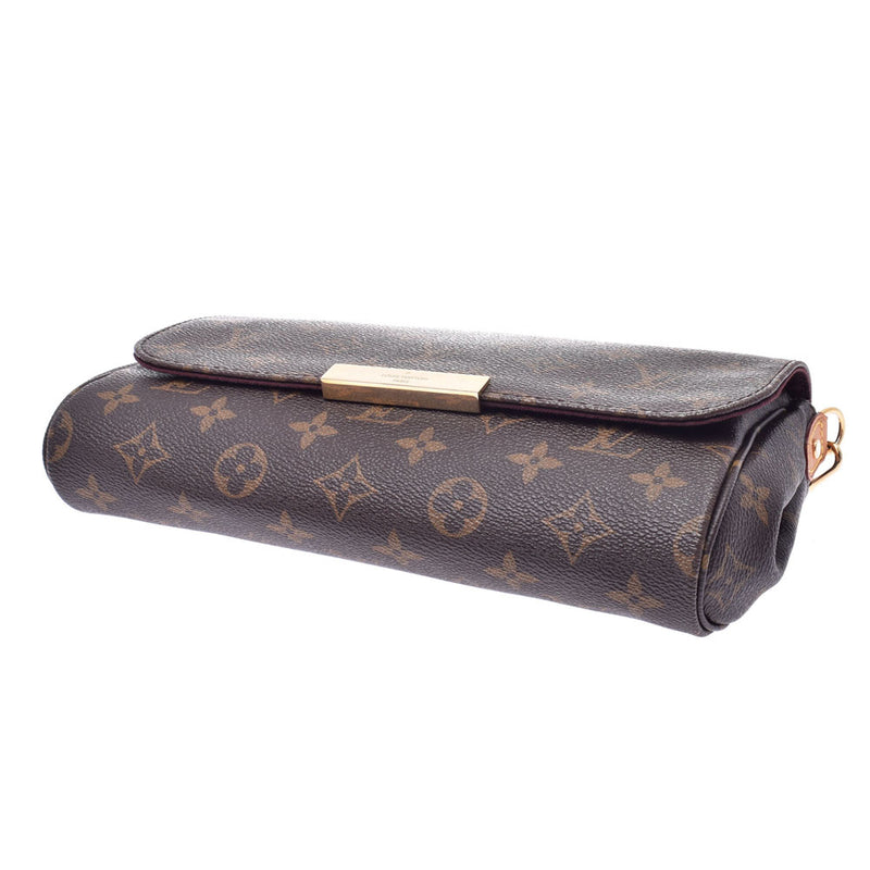 LOUIS VUITTON Louis Vuitton Favorite MM 14145 Ladies Monogram Canvas Shoulder Bag M40718 Used