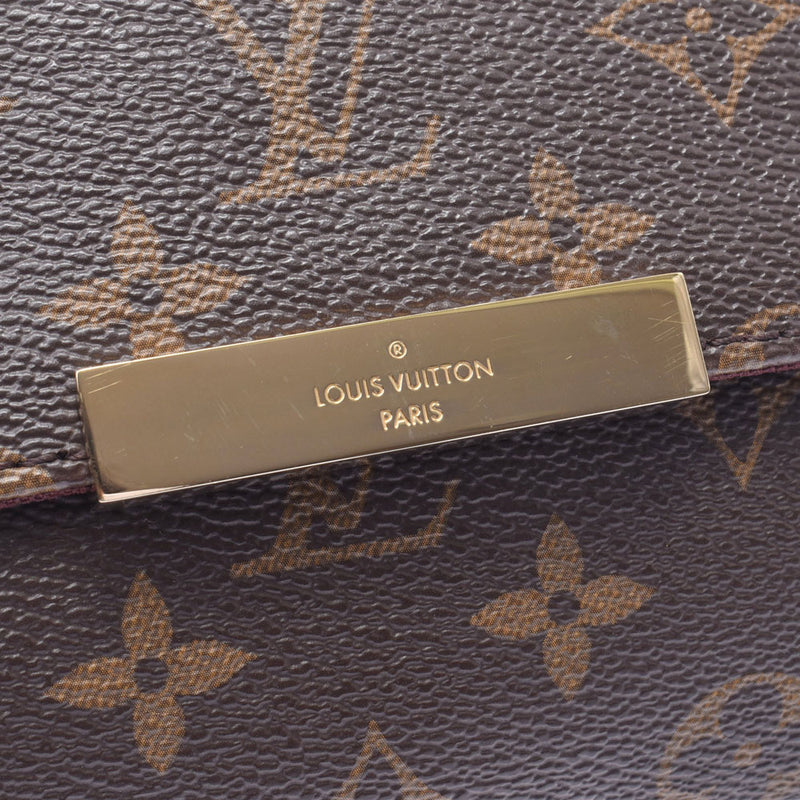 LOUIS VUITTON Louis Vuitton Favorite MM 14145 Ladies Monogram Canvas Shoulder Bag M40718 Used