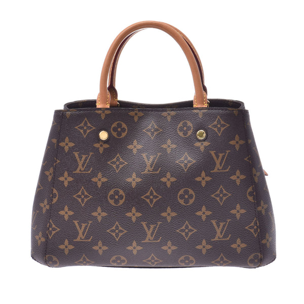 LOUIS VUITTON Louviton-BB 14145 Brown Ladies monogram canvas 2WAY bag M41055 Used