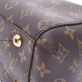 LOUIS VUITTON路易威登Montaigne BB 14145棕色女士Monogram帆布2WAY包M41055二手