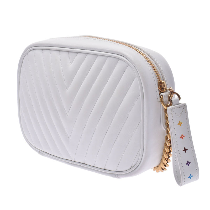 LOUIS VUITTON Louis Vuitton New Wave Camera Bag Snow White Ladies Shoulder Bag M53863 Used