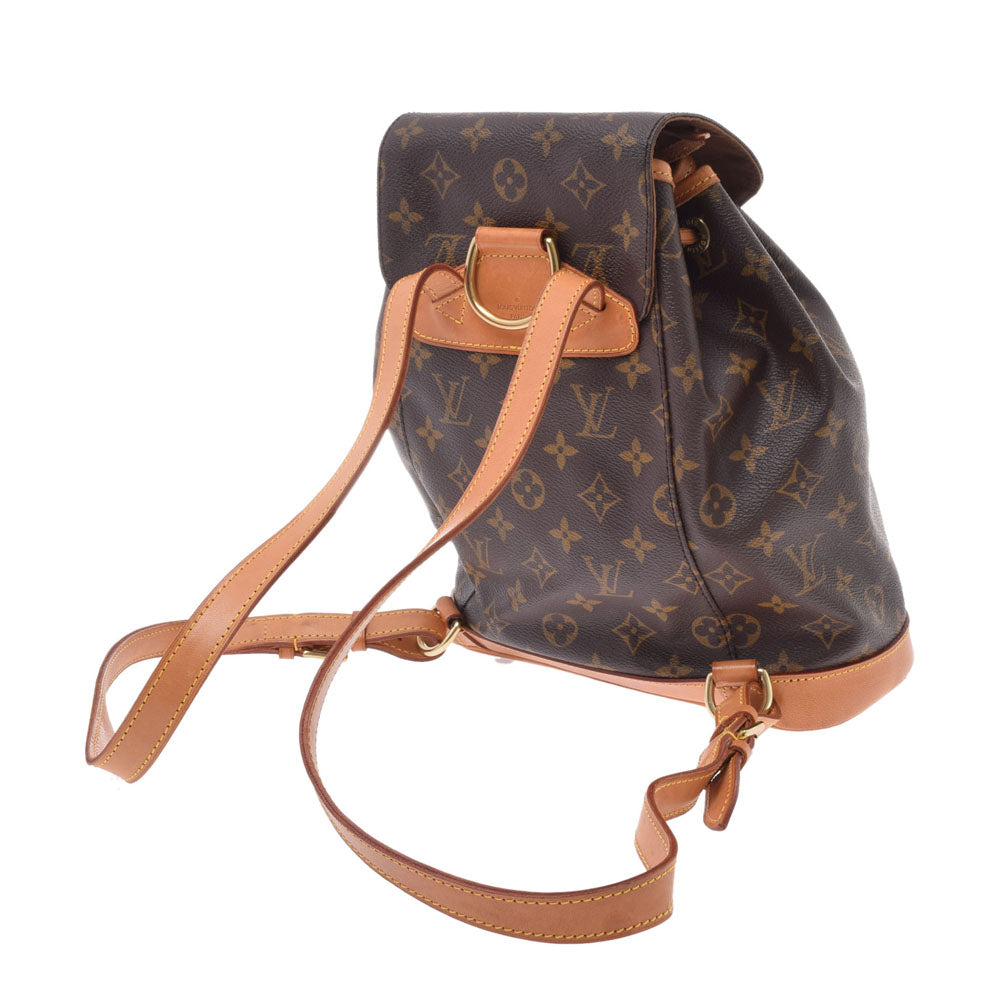 ルイヴィトンモンスリMM USA製 14145 ブラウン レディース モノグラムキャンバス リュック・デイパック M51136 LOUIS  VUITTON 中古 – 銀蔵オンライン