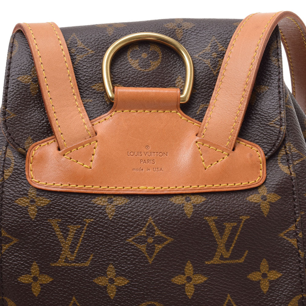 ルイヴィトンモンスリMM USA製 14145 ブラウン レディース モノグラムキャンバス リュック・デイパック M51136 LOUIS  VUITTON 中古 – 銀蔵オンライン