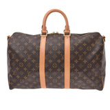 Louis Vuitton kepolel 45 14145 Brown Unisex Monogram canvas Boston bag m41418