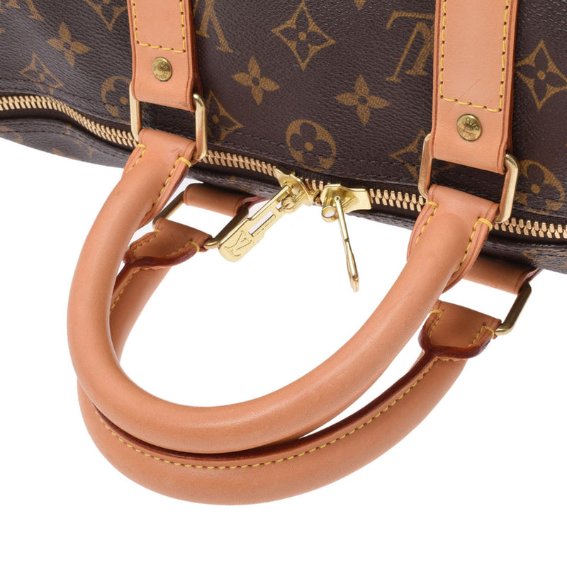 LOUIS VUITTON ルイヴィトンキーポル45 
 14145 ブラウン ユニセックス モノグラムキャンバス ボストンバッグ
 M41418 
 中古