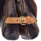 LOUIS VUITTON Louis Vuitton Saumur 30 14145 Brown Unisex Monogram Canvas Shoulder Bag M42256 Used