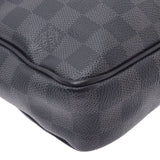 LOUIS VUITTON Louis Vuitton Graphite PDV PM Damier Black/Grey Mens Damier Graphite Canvas Business Bag N41478 Used