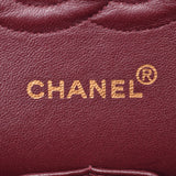 CHANEL chain shoulder bag 14143 black gold metal fittings ladies lambskin shoulder bag used
