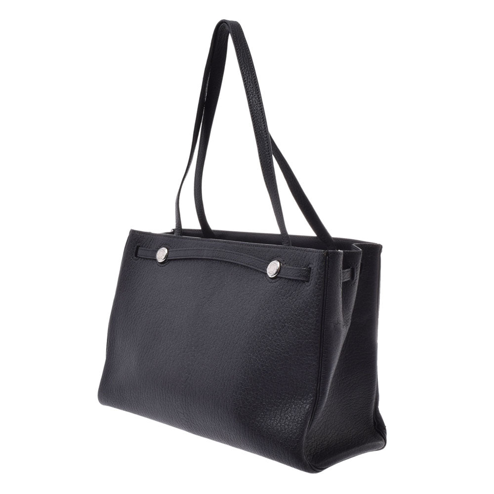 美品 希少 HERMES カバナ バッグ シェーブル革 ブラック 黒 美品 希少 HERMES カバナ バッグ シェーブル革 ブラック 黒 - メルカリ