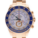 ROLEX Rolex Yacht-Master 2 Roulette Engraved 116688 Men's YG Watch Automatic White Dial A Rank Used Ginzo