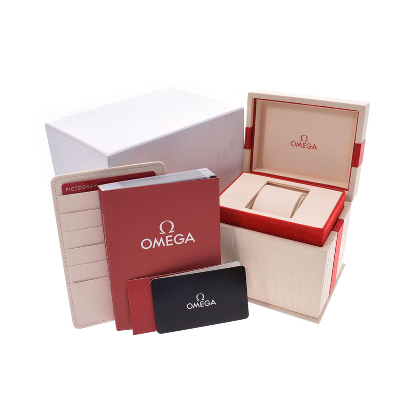 OMEGA オメガコンステレーションブラッシュレディース SS watch quartz shell clockface A rank used silver storehouse