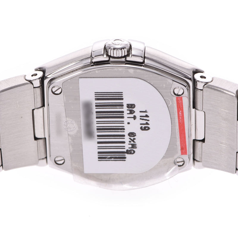 OMEGA オメガコンステレーションブラッシュレディース SS watch quartz shell clockface A rank used silver storehouse
