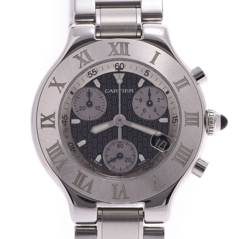 カルティエマスト21 クロノスカフ メンズ 腕時計 W10172T2 CARTIER 