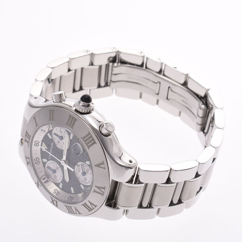 カルティエマスト21 クロノスカフ メンズ 腕時計 W10172T2 CARTIER ...