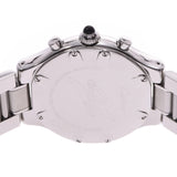 21 CARTIER Cartier mast Cronus caph W10172T2 men SS watch quartz black / silver clockface A rank used silver storehouse