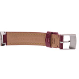 LOUIS VUITTON ルイヴィトン タンブール 12Pダイヤ Q1M02 メンズ SS/革 腕時計 クオーツ ピンク文字盤 ABランク 中古 銀蔵
