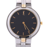 YVES SAINT LAURENT Yves Saint Laurent Vintage 9620-H13821Y Boys SS Watch Quartz Black Dial B Rank Used Ginzo