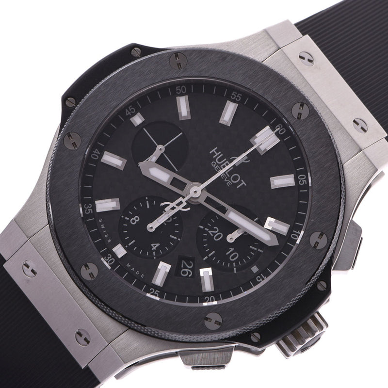 HUBLOT Hublot Big Bang Evolution 301..SM.1770.RX Men's SS/Rubber Watch Automatic Winding Carbon Dial A Rank Used Ginzo