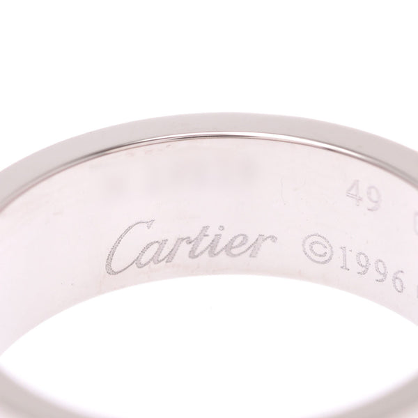 CARTIER 卡地亚爱情戒指 #49 8.5 女士 K18WG 戒指 A 级二手银藏