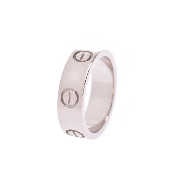 CARTIER CARTIER LOVE RING #49 8.5 Women's K18 White Gold Ring Ring A Rank Used Ginzo