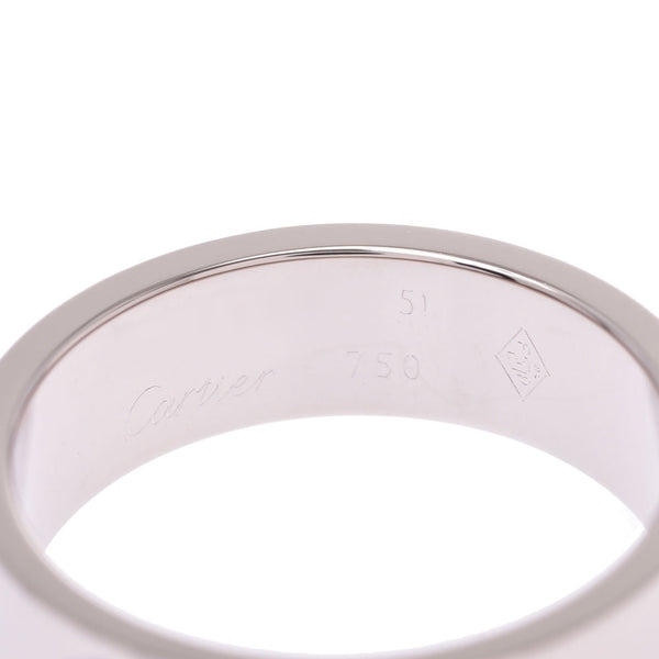 CARTIER Cartier Lovelling #51 10.5, Ladies K18WG, ring, ring, A rank, used silver storehouse.