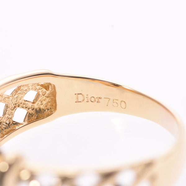 Christian Dior クリスチャンディオール 13.5号 レディース YG/ダイヤ リング・指輪 Aランク 中古 銀蔵