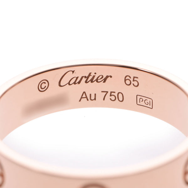 CARTIER CARTIER LOVE RING #65 24 Men's K18PG Ring Ring Ring A Rank Used Ginzo