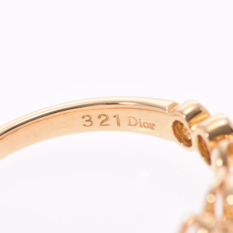 Christian Dior クリスチャンディオールハート 
 レディース YG/ダイヤ リング・指輪
 11号 
 中古