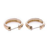 YVES SAINT LAURENT Yves Saint Laurent Hoop Earrings Women's K18YG/Color Stone Earrings A Rank Used Ginzo