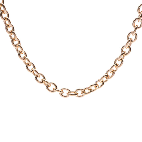 BVLGARI Burghari Chain Unsex K18YG necklace A-Rank A Chonzo