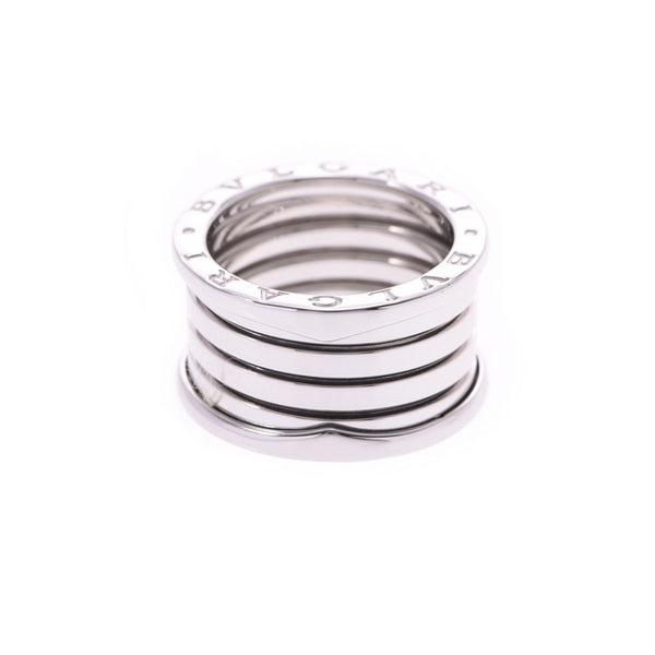 BVLGARI Bvlgari B-ZERO Ring #55 Size L 13.5 No. Unisex K18WG Ring/Ring A Rank Used Ginzo