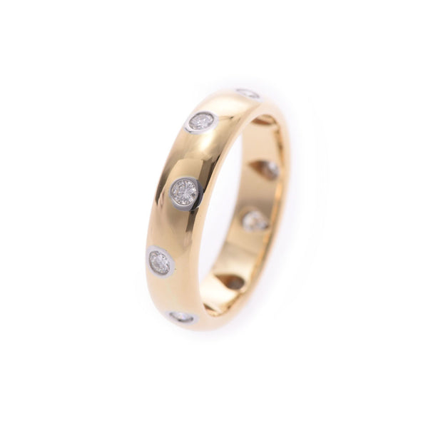TIFFANY&Co.蒂芙尼犬林7.5号女士YG/PT950/钻石戒指A级二手银藏