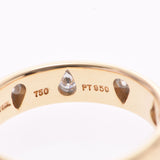 TIFFANY&Co. Tiffany Dotzling 7.5 Ladies YG/PT950/Diamond Ring Ring: A-Rank Used Ginzō