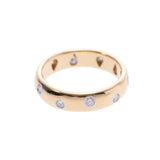 TIFFANY&Co. Tiffany Dotzling 7.5 Ladies YG/PT950/Diamond Ring Ring: A-Rank Used Ginzō