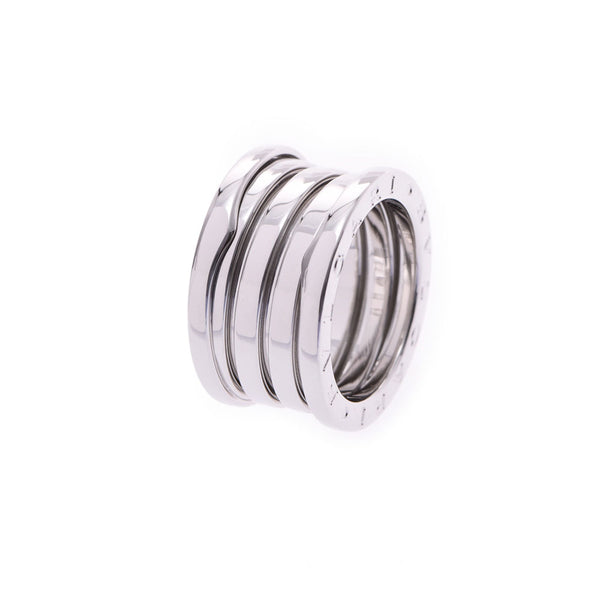 BVLGARI Bvlgari B-ZERO Ring #50 Size M 9 Ladies K18WG Ring/Ring A Rank Used Ginzo