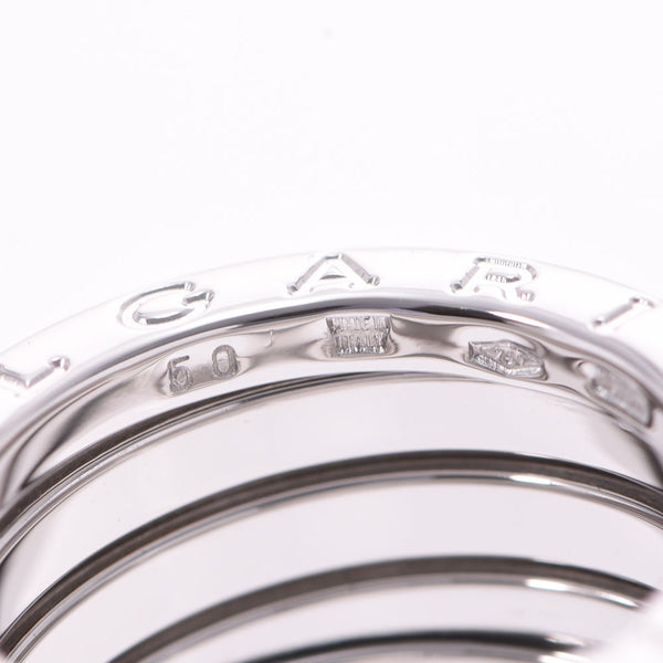 BVLGARI B-ZERO 戒指 #50 尺寸 M 9 女士 K18WG 戒指 A 级二手银藏