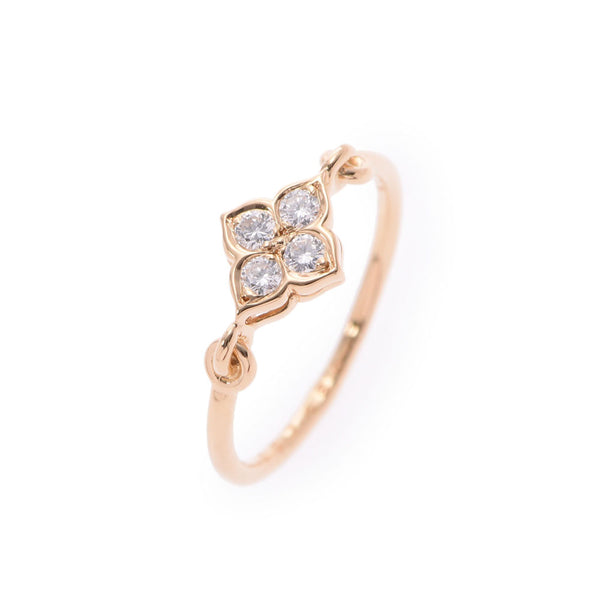CARTIER Cartier Hindu Ring #48 7 Ladies K18YG/Diamond Ring/Ring A Rank Used Ginzo