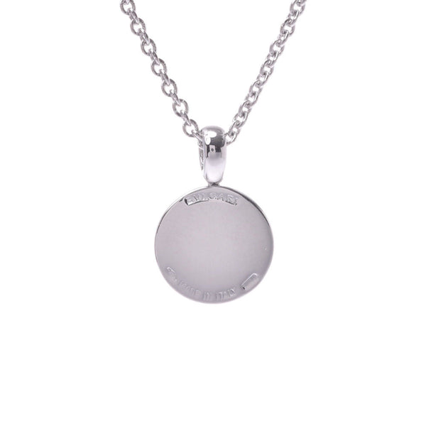 BVLGARI Burghari Bruggari, Diamond K18WG necklace, K18WG necklace A-rank, used silver.