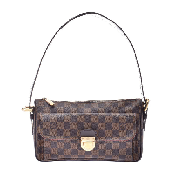 LOUIS VUITTON Louis Vuitton Ravello GM Damier Brown Unisex Damier Canvas Shoulder Bag N60006 Used